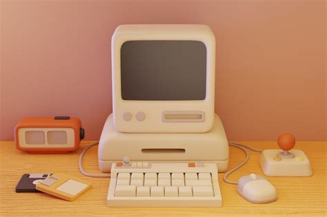 Image result for Retro Computer Desk