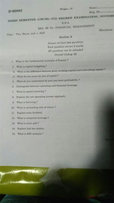 Image result for BBA Hospital Administration Question Paper