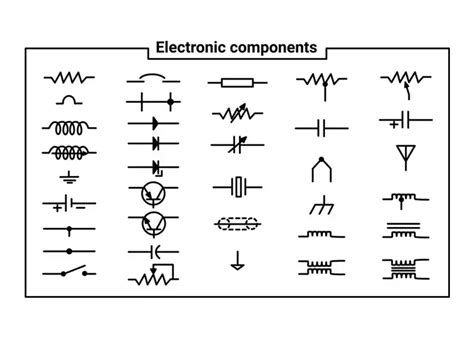Basic Electronic Components Symbols に対する画像結果