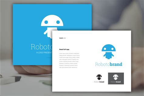 Toradh íomhá ar Behance Logo Presentation Vector