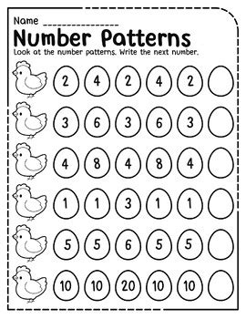 Toradh íomhá ar Types of Number Patterns