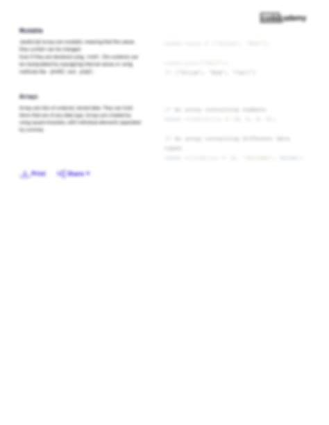 Toradh íomhá ar Syntax Arrays