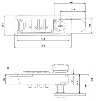 Image result for Hafele 4 Digit Code Lock