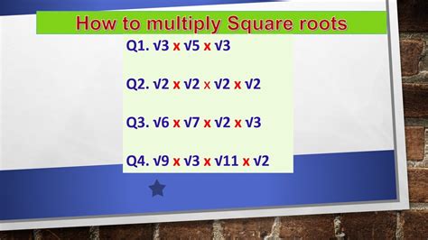 Image result for How to Multiply Two Roots