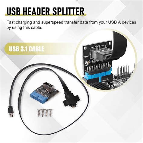 Toradh íomhá ar Front Panel Header Extension Cable