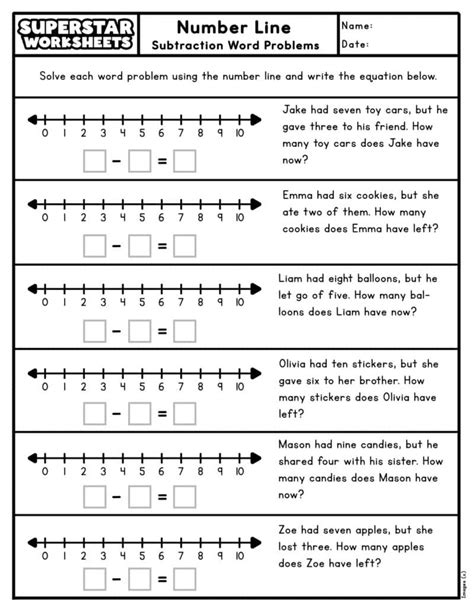 Image result for Counting On a Number Line Worksheet
