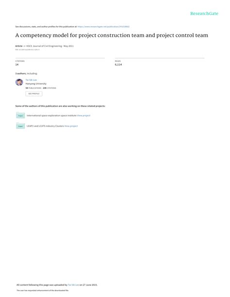 Construction Project Manager Competency Model に対する画像結果