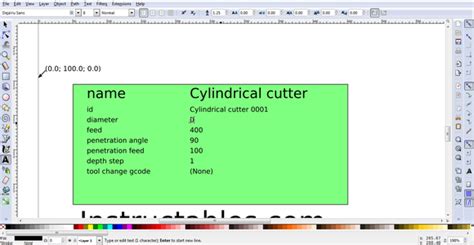 Toradh íomhá ar G-Code Drawing Software