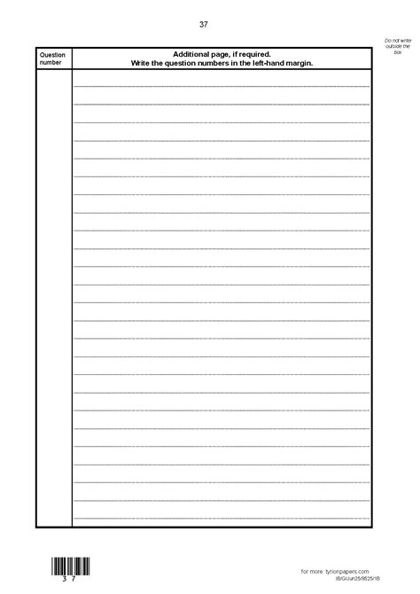 Toradh íomhá ar Python GCSE Paper Layout Template