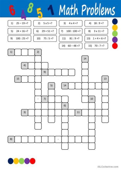 Image result for ESL Math Worksheets