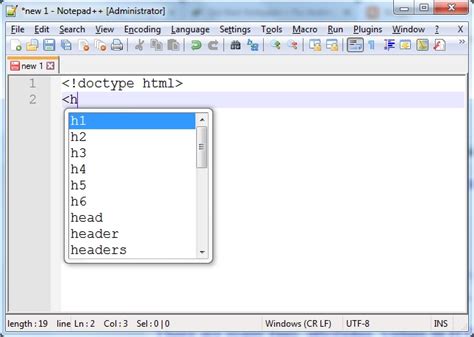 Image result for How to Access HTML Code in Notepad++