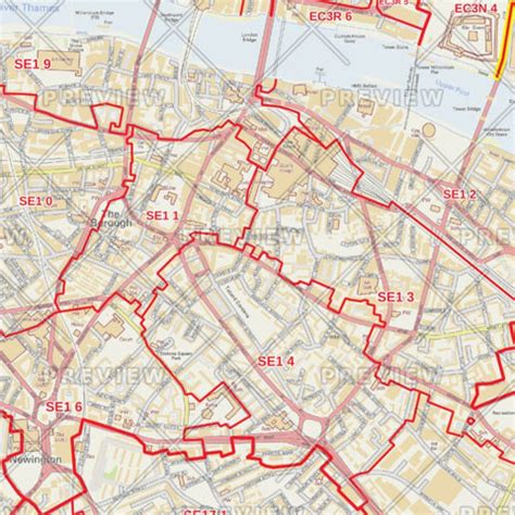 Image result for London Borough Postcode Map