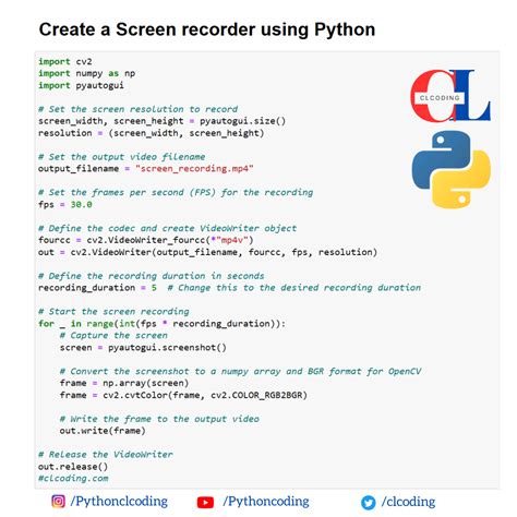 Image result for Python Screen Recorder SDK