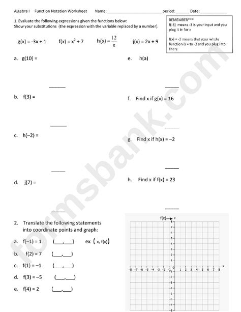 function notation worksheets に対する画像結果
