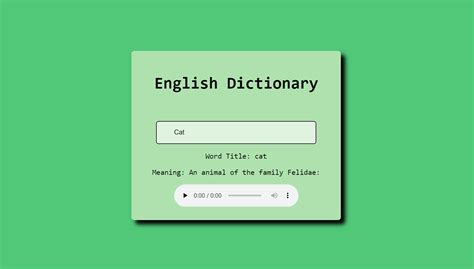 Image result for Dictionary Sample GUI