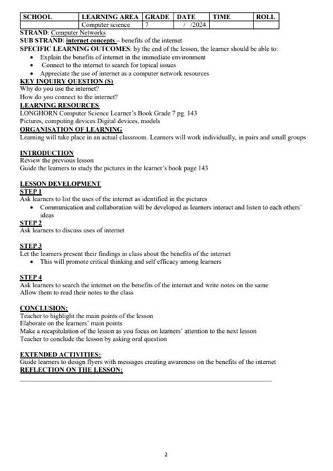 Toradh íomhá ar Grade 7 Computer Science Notes