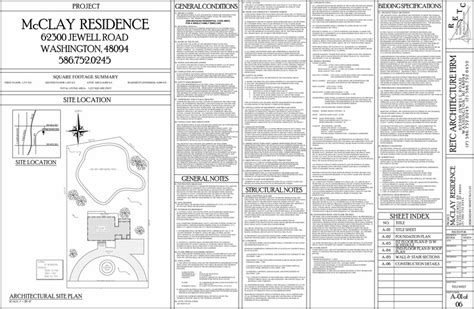 Toradh íomhá ar Construction Documents General Notes