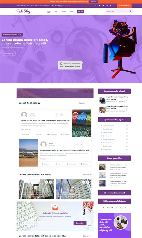 Image result for Best Tech Blog Design