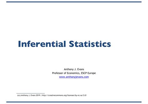 Image result for Inferential Statistics PDF