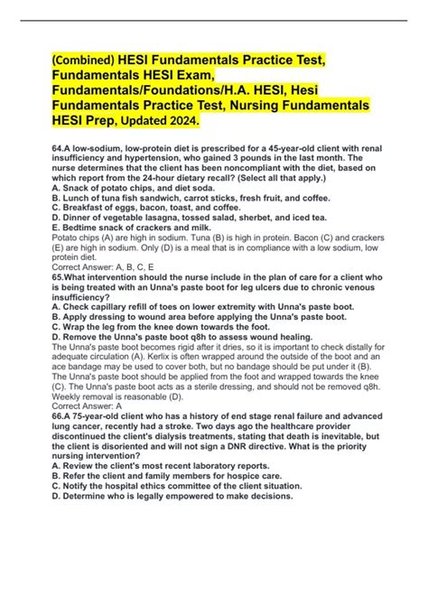 Image result for Printable HESI Practice Test