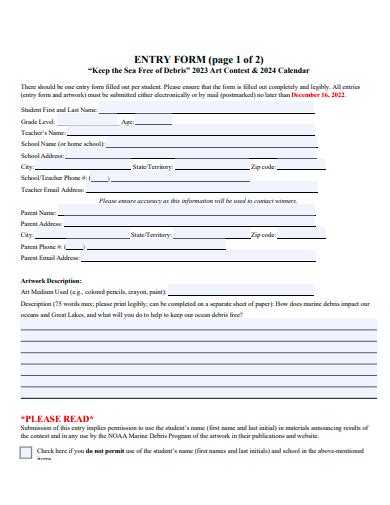 Image result for Printable Entry Forms Paper