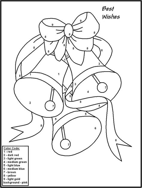 Afbeeldingsresultaten voor Christmas Color by Number Worksheets