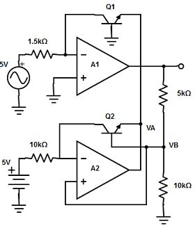 Afbeeldingsresultaten voor Antilog Amplifier Using Diode