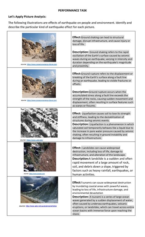 Image result for Earthquake Science Performance Task