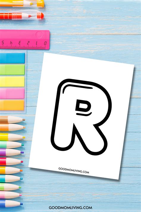 Image result for Printable Bubble Letter R