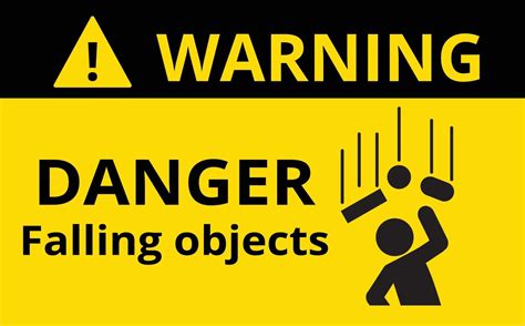 Image result for Falling Object Signage