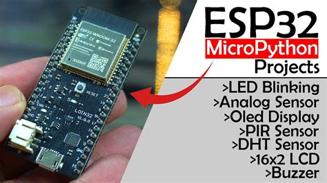 ESP32 MicroPython Projects for Beginners | ESP32 Projects - YouTube