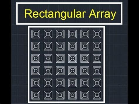 Afbeeldingsresultaten voor Rectangular Array AutoCAD