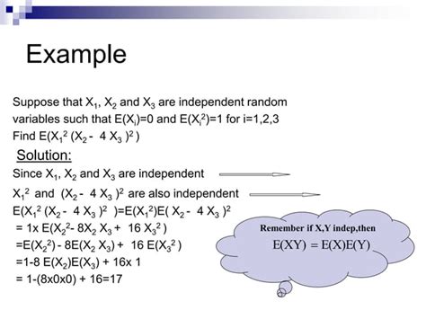 Toradh íomhá ar Expectation Discrete Random Variable