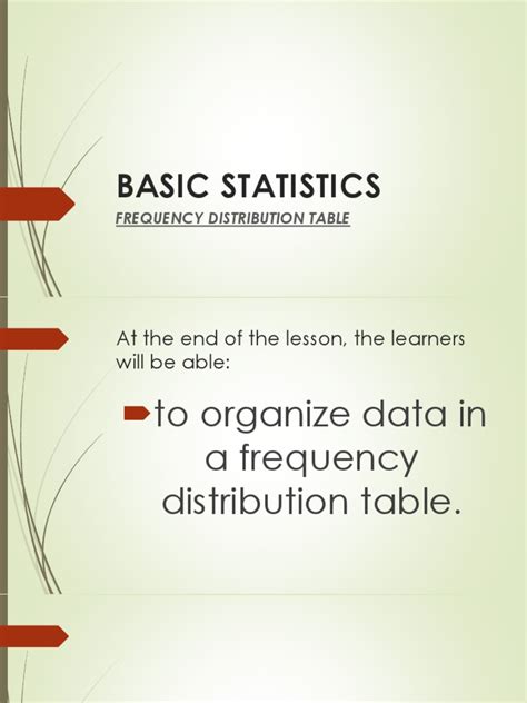 Image result for Frequency Distribution Table Horizontal