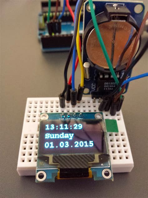 Image result for Arduino RTC OLED