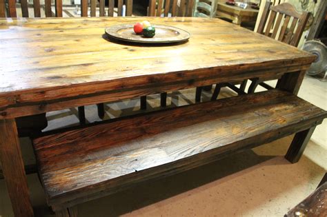Image result for Living Spaces Rustic Dining Table