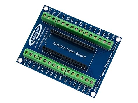 Image result for Arduino Nano Breakout Board 2D View