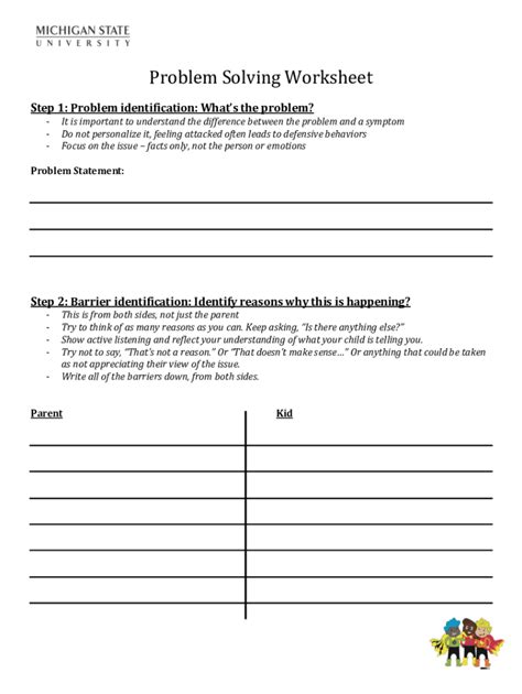 Image result for Ideal Problem Solving Model Worksheet