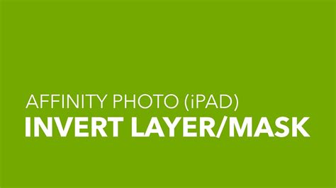 Toradh íomhá ar Affinity Mask