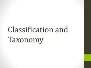 Image result for Taxonomy and Classification PPT