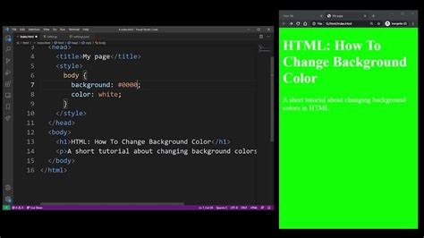 Image result for HTML Body Background Color On Notepad