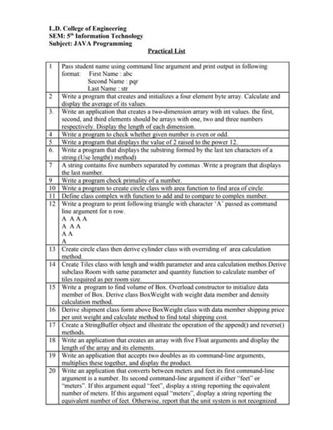 Image result for Practical to Do In Java Programming