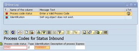 Image result for SAP Error Code