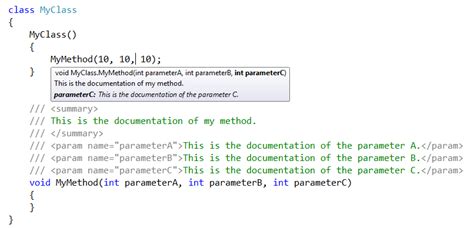 Image result for Visual Studio Parameters
