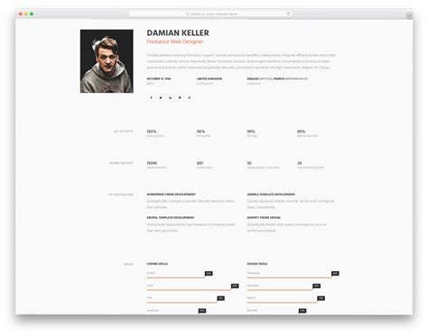 Image result for Resume Design Using Bootstrap