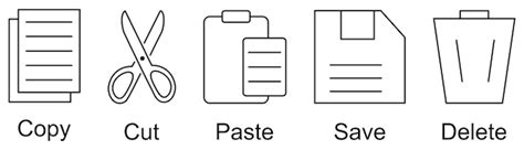 Afbeeldingsresultaten voor Process of Copy Paste and Cut Paste