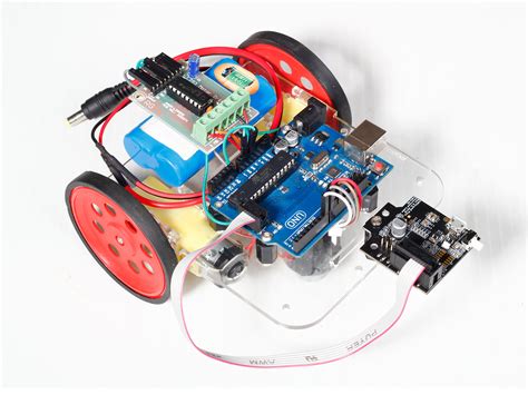 Toradh íomhá ar Arduino Line Follower Robot 3D Base
