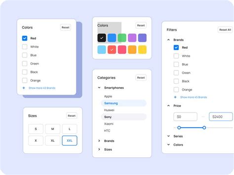 Image result for Round Filter UI