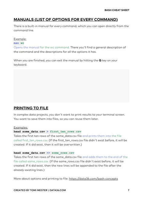 Image result for Bash Shell Cheat Sheet