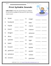 Afbeeldingsresultaten voor Decoding Worksheets 3rd Grade